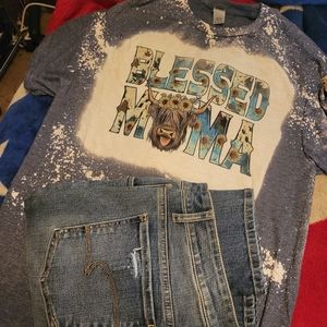 Blessed mama shirt